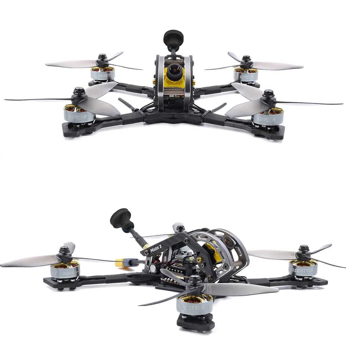 GEPRC Mark3 H5 225 мм FPV гоночный Дрон с контроллером полета SPAN F4 40A/50A ESC 48CH 5,8G VTX+ Caddx Ratel 2,1 мм FPV камера