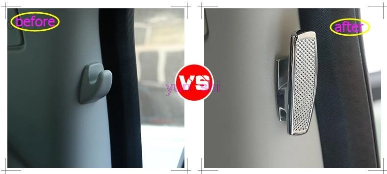 Металлический автомобильный крючок-зажим 2 шт. украшение Стайлинг для Land Rover Range