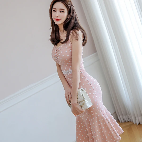 2019 летнее платье Русалка без бретелек женское кружевное лоскутное на тонких