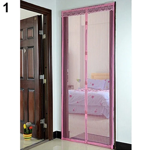 Лидер продаж! Премиум Hands-Free Магнитная Дверь летать Экран Magic анти-москитные сетки