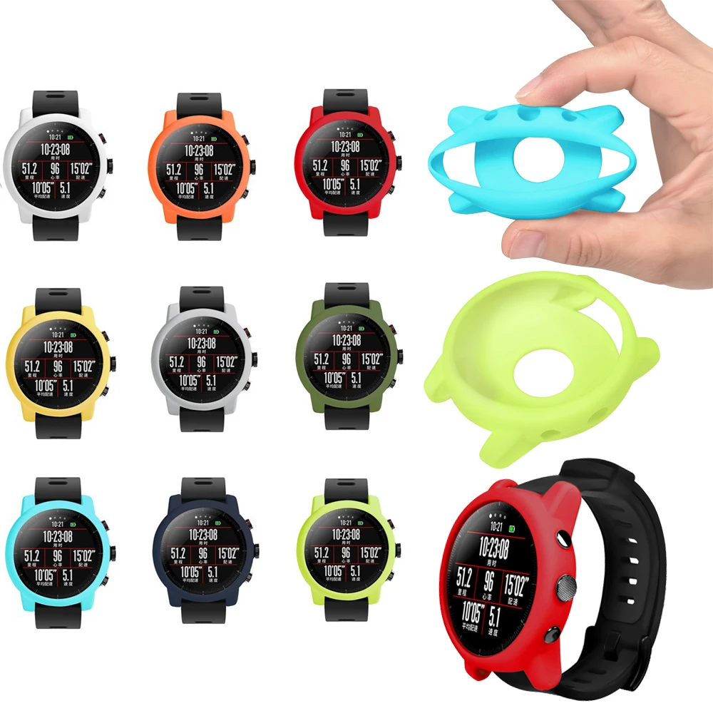 Браслет Amazfit Stratos 22 мм силиконовый ремешок для оригинальных Xiaomi Huami Amazfit Stratos 2 Смарт-часы Pulsera Correa наручные чехлы