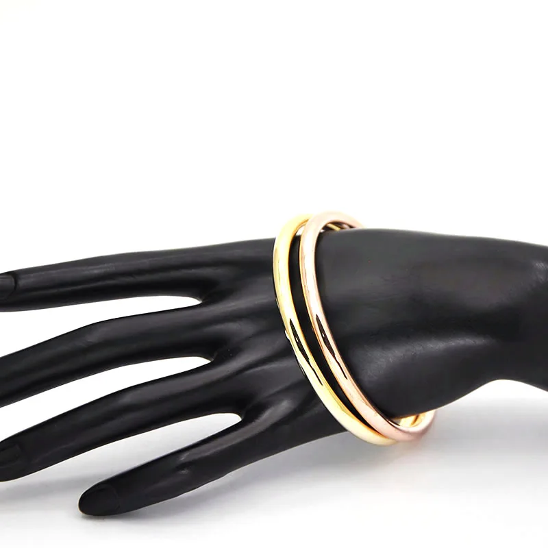 2019 вакуумная Кофеварка Круглый Золотой и розовое золото один круг браслет