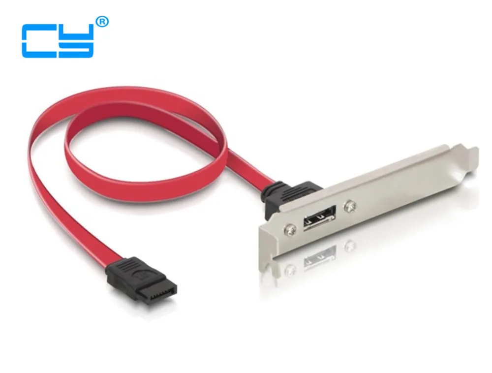 2 шт./лот Поддержка SATA II внутренний для eSATA внешний PCI кронштейн слот Удлинительный
