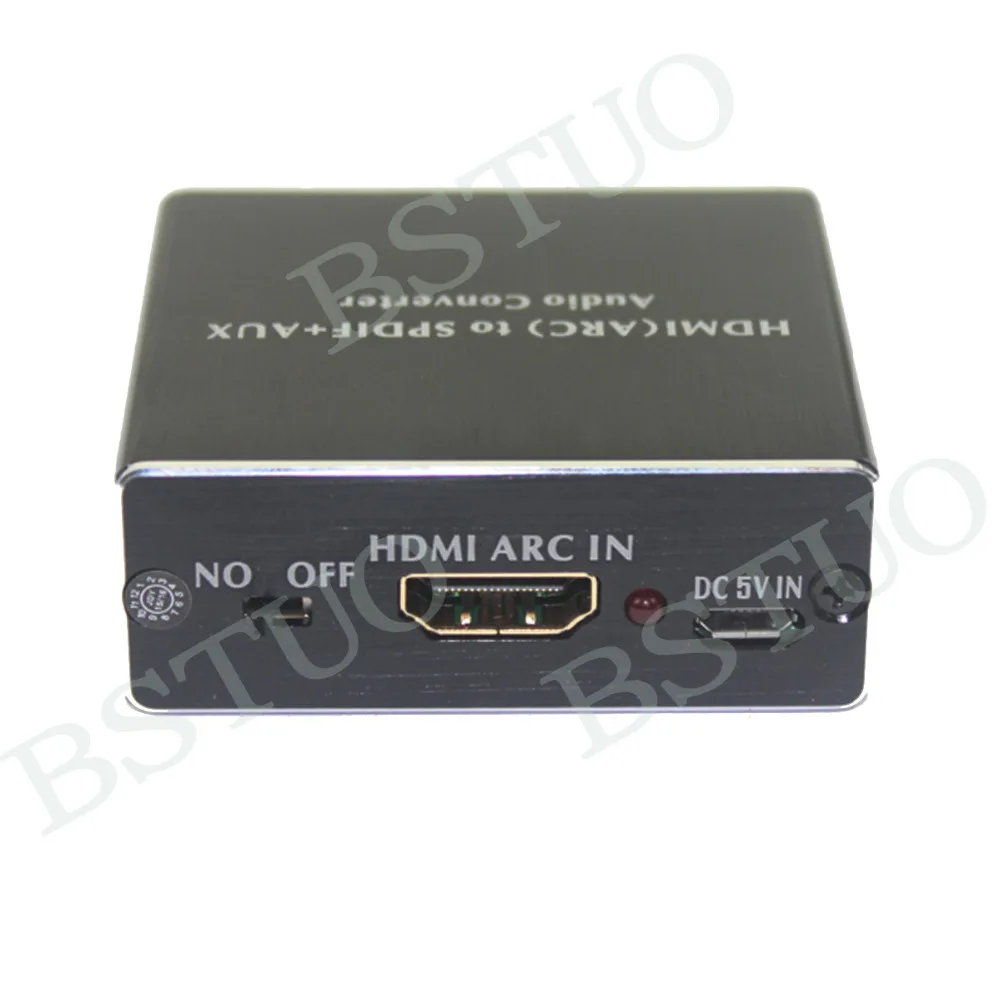 HDMI(ARC) к SPDIF + AUX аудио преобразователь HDMI ARC 192 кГц с кабелем toslink 1 м|KVM-переключатели|