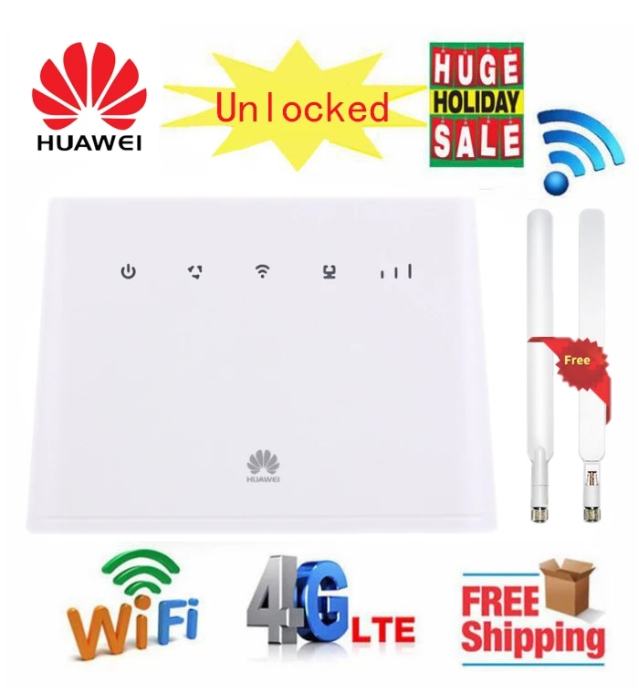 50 шт. huawei B310As 852 LTE FDD 900/1800/2600 МГц который не привязан к оператору сотовой связи