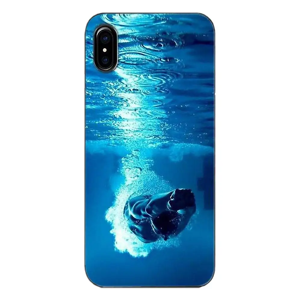 Tpwxnx чехол для телефона I Love Swimming Apple iPhone 4 4S 5 5C 5S SE 6 6S 7 8 Plus X|Чехлы-накладки| |