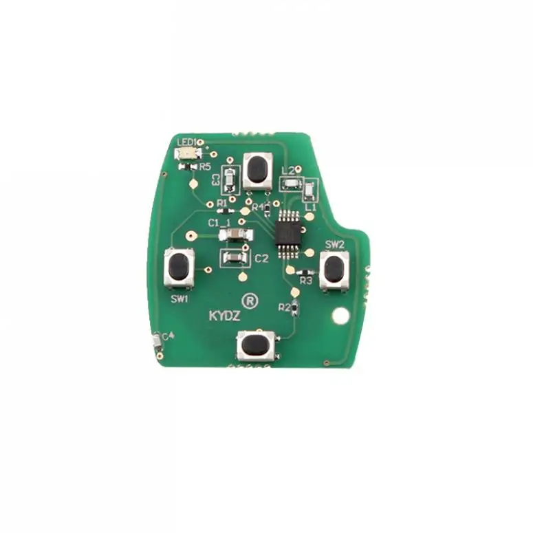Чехол для дистанционного ключа без с откидной крышкой автомобиля Замена Fob чипом