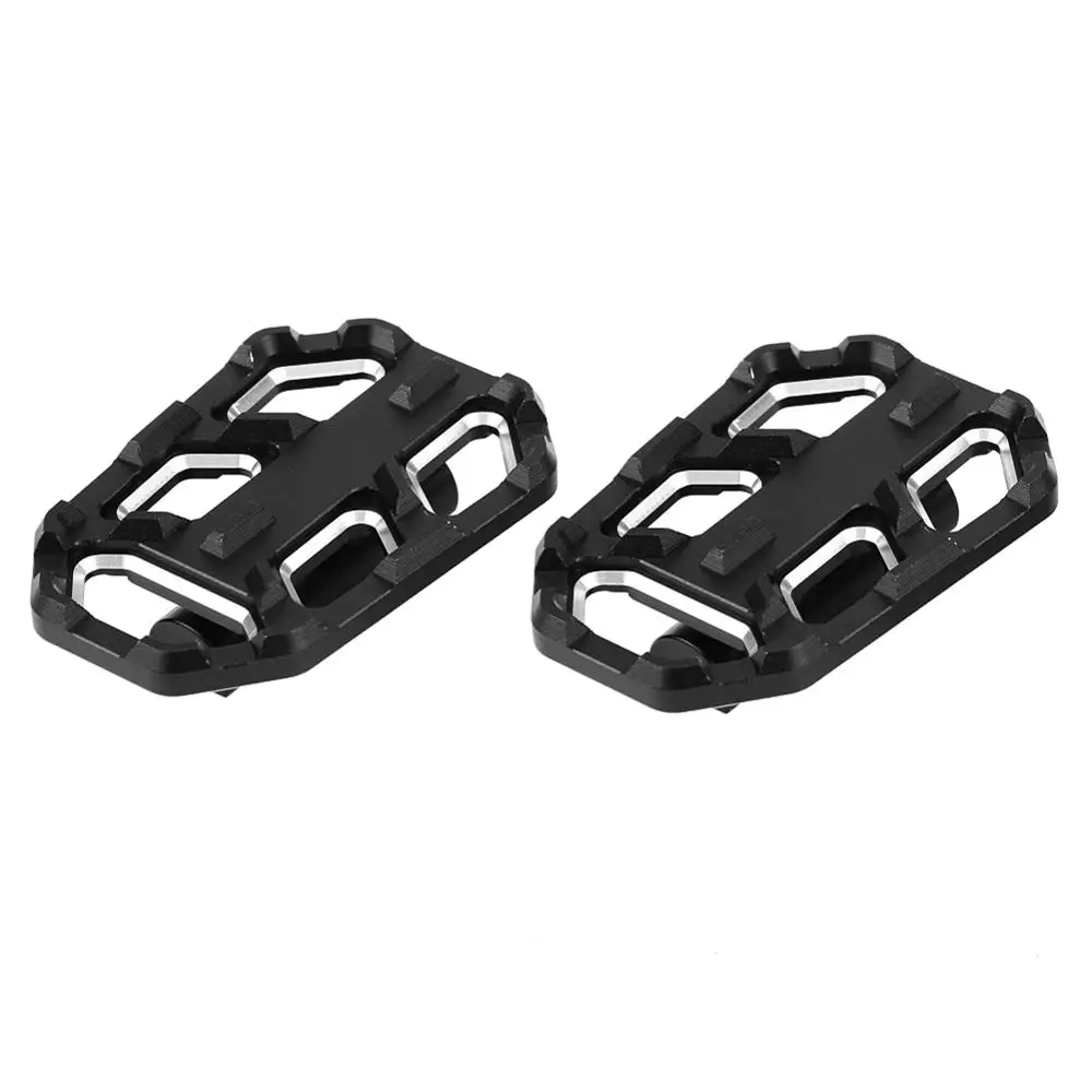 Ножки для мотоцикла с широкой платформой для опоры ног Motorcycle Wide Foot Pegs Pedals Rest Footpegs для BMW G310R G310GS R1200GS LC S1000XR, черный и серебристый, опционально.