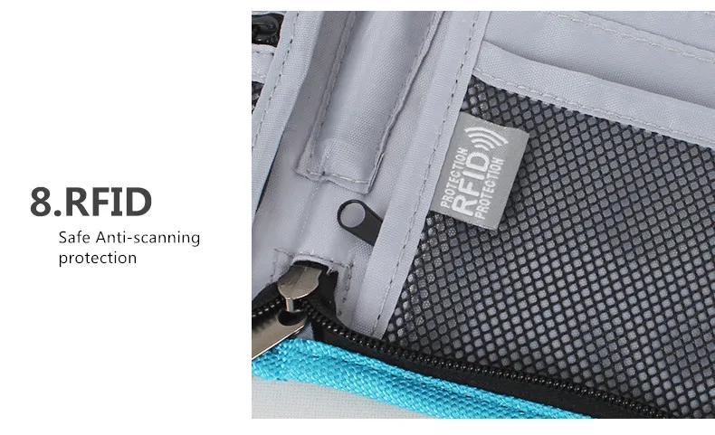Travelsky RFID Блокировка дорожный кошелек большой емкости Мужская Обложка для паспорта портативный дорожный кредитный держатель для карт Модный женский кошелек