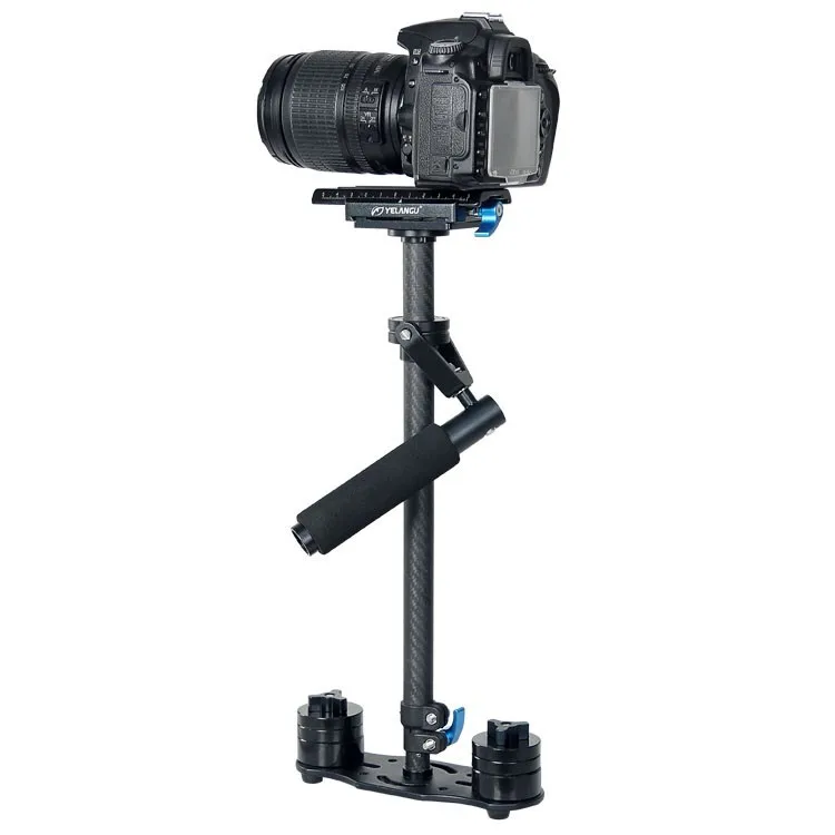Углеродного Волокна S60T Макс 2.5 кг 60 см Ручной Стабилизатор Steadicam для Canon 5D Mark III nikon