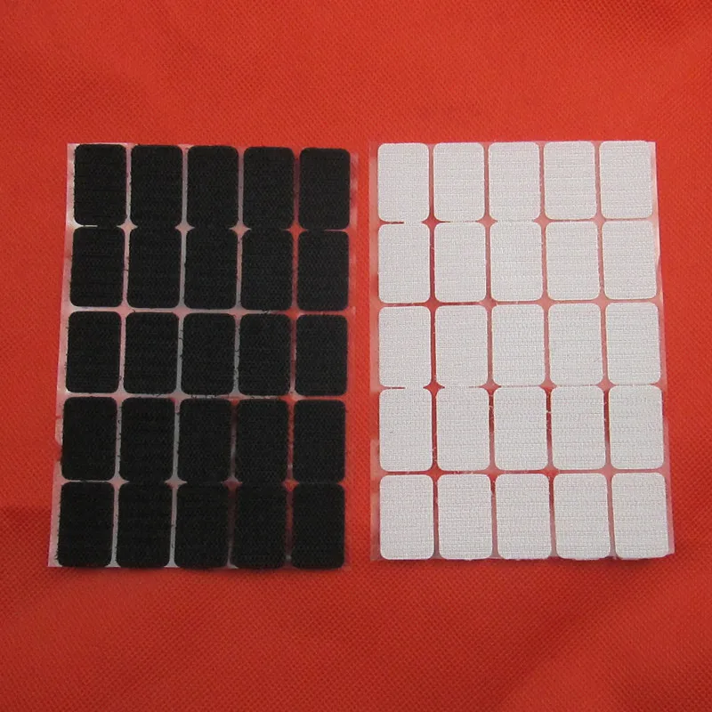 50 пар двусторонние нейлоновые квадратные наклейки 2 х3 см|hook loop|fastener tapeadhesive hook loop |