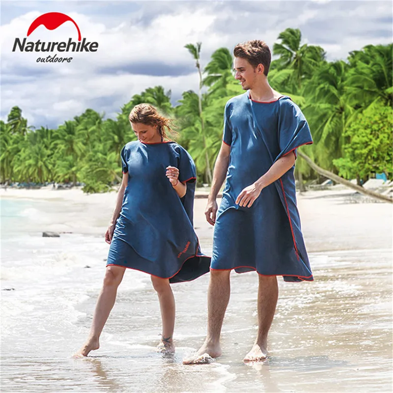 Naturehike Quick Dry Bath Towel Wearable Beach Soft Absorbent Adult Travel Swimming Gown Bathrobe yoga towel | Спорт и развлечения