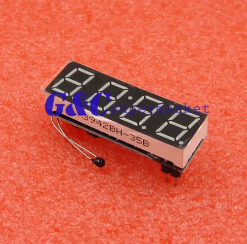 New Car LED Digital tube Clock Voltage Detector Temperature Detection Module | Электронные компоненты и