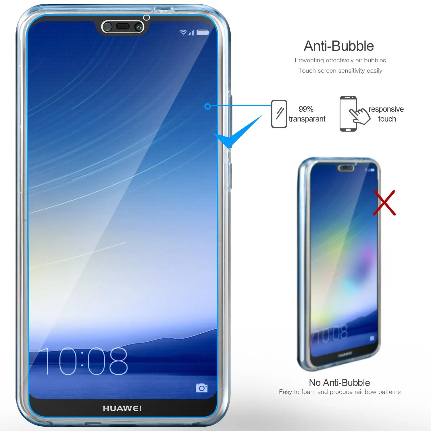 Защитный чехол 360 градусов для Huawei P30 Pro Lite P30Pro P30Lite полная защита корпуса от