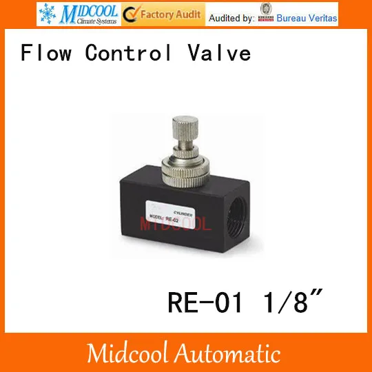

RE-01 One-way throttle valve pneumatic flow control valve port 1/8" BSP