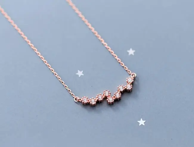 100% real 925 Sterling Silver Fine Jewelry Prong White cz Golden aurora Pendant necklace GTLX1809 | Украшения и аксессуары