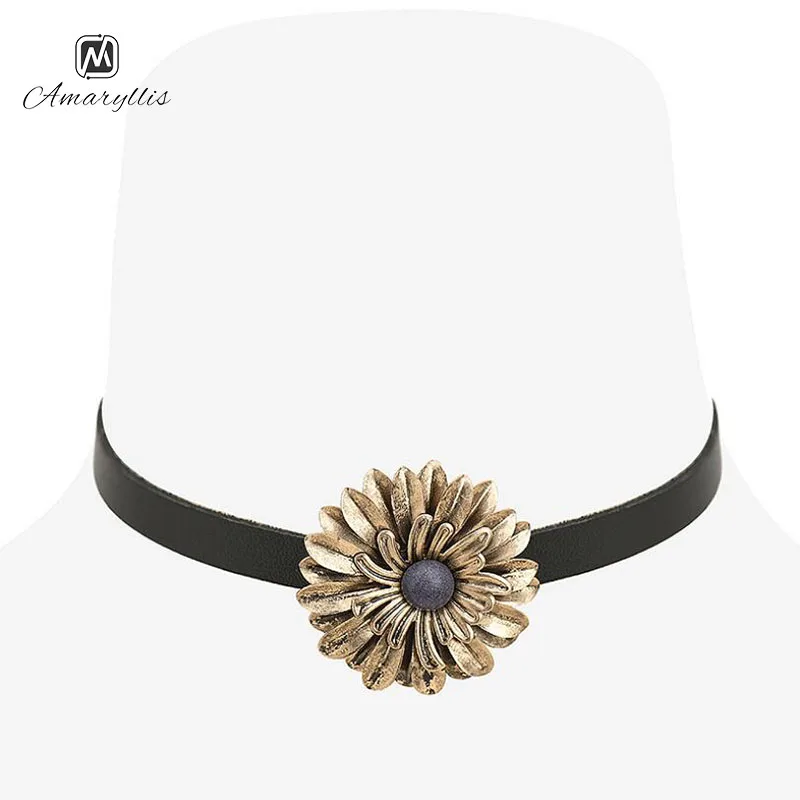 Женское винтажное ожерелье-чокер из металлического сплава | Украшения и