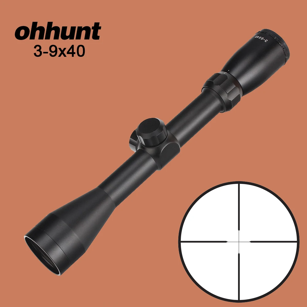 Ohhunt тактический 3-9X40 Riflescope Fine Duplex Reticle Rifle Scope Высокое качество охотничий