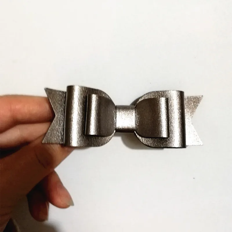 Plain coffee color 15 шт. 3 слоя волос бант Принцесса Дети Девочка заколка для волос Искусственный Блеск Войлок личи стриа кожаные волосы pu сцепление Полоса Золотой Зажим Заколки - Цвет: Plain coffee color