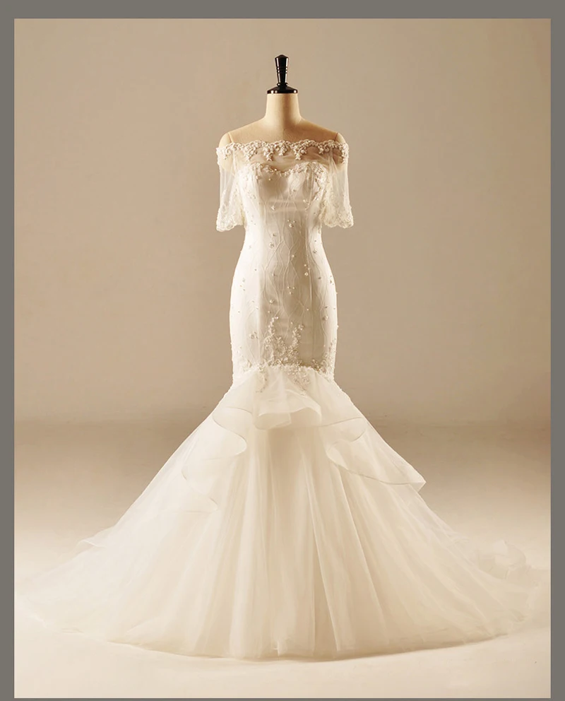 Индивидуальный заказ Русалка жемчуг торжественные платья ручной работы