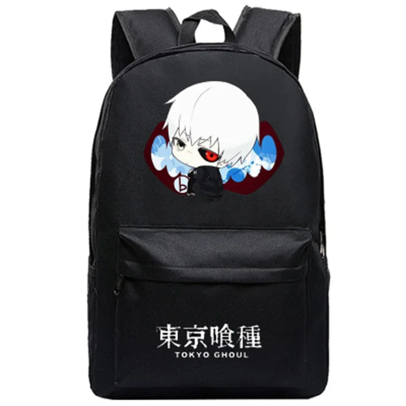 010 Школьный рюкзак Kaneki Ken с половинным лицом и белыми волосами, школьные сумки для подростков, сумки-портфели для путешествий, Mochila Feminina - Цвет: 010