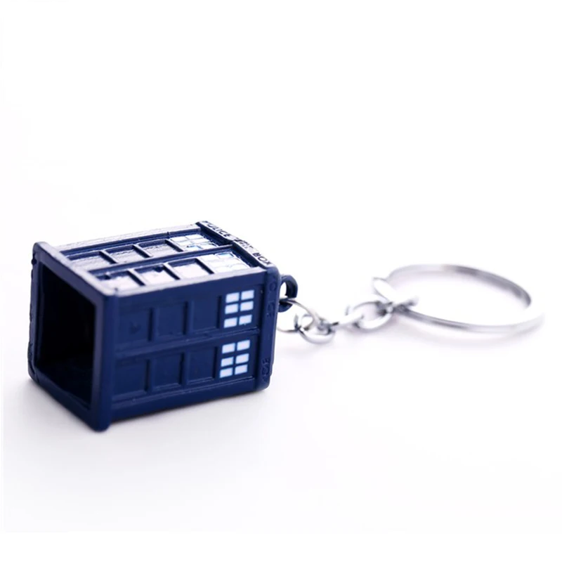 Фильм Доктор Кто брелок ТАРДИС для ключей от автомобиля chaveiro ювелирный держатель
