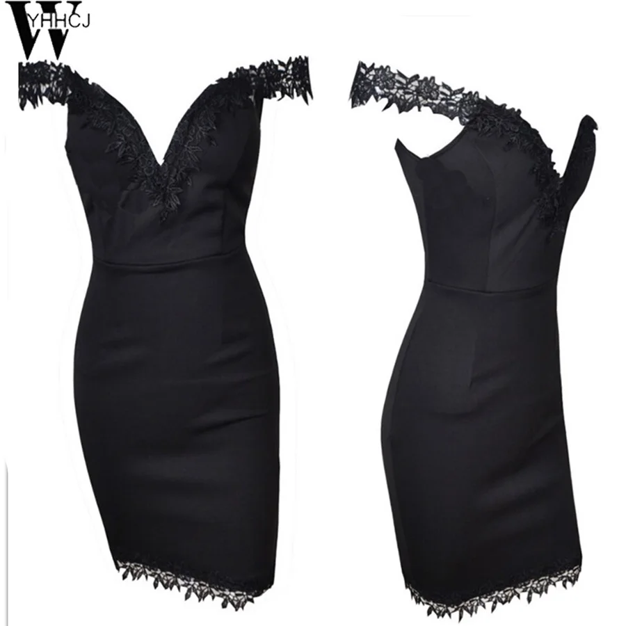 WYHHCJ женское летнее платье сексуальное с v образным вырезом без рукавов Vestidos 2017