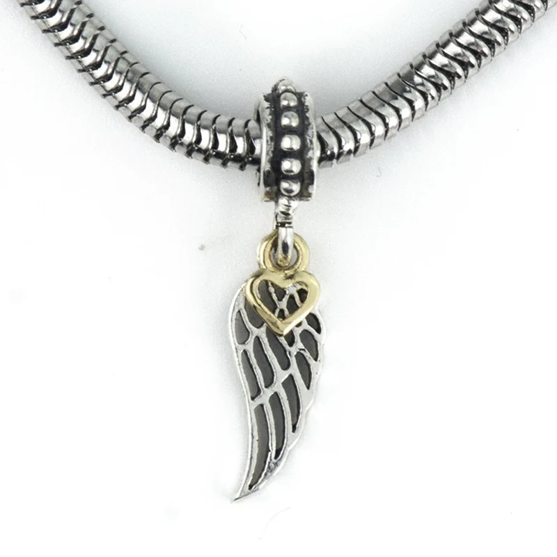 Сделай сам ювелирное изделие с крыльями золотым сердцем мотаться кулон