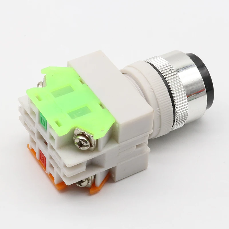 LAY37 AC 380V 10A DPST 2 позиционный поворотный переключатель блокировки ключа 1 N/O N/C |