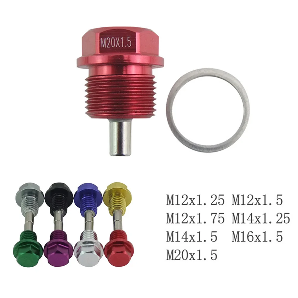 Aluminum Alloy Magnetic Engine Oil Drain Plug Nut Screw for Car DXY88 | Автомобили и мотоциклы