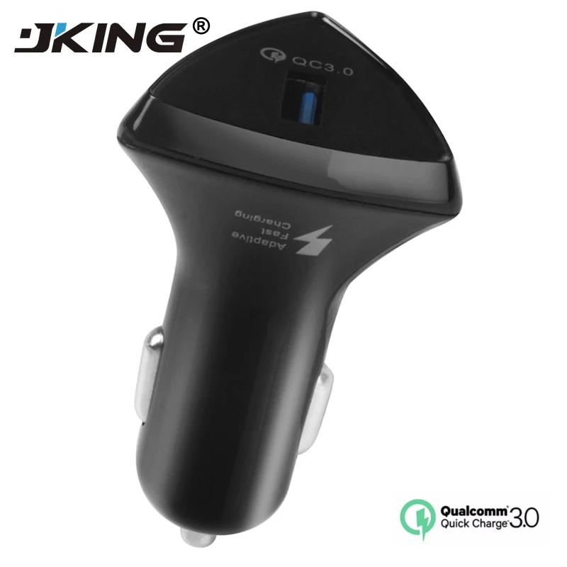 JKING QC3.0 /Quick Charge 3.0 36W USB Car Charger Adapter Support 12V/1.5A 9V/2A 5V/2.4A auto detect for Samsung iPhone HTC