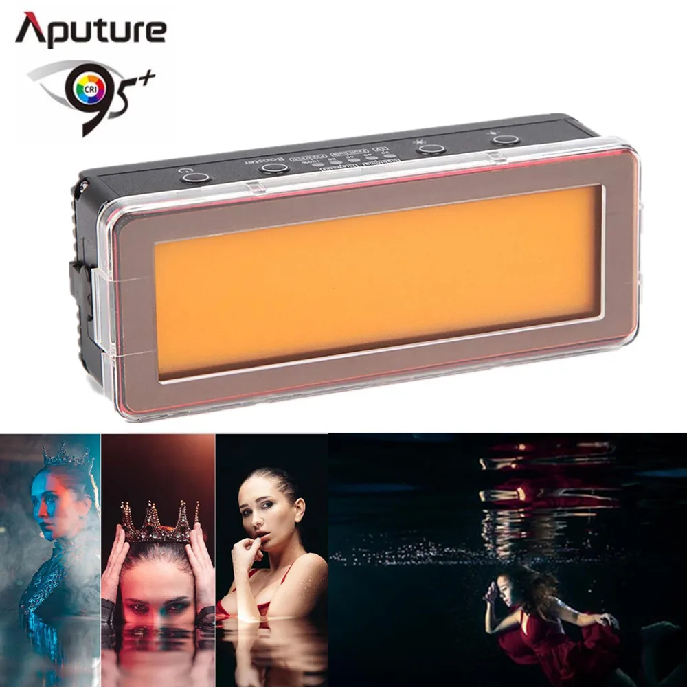 Водонепроницаемый светодиодный мини светильник Aputure для фотографии 10 Вт