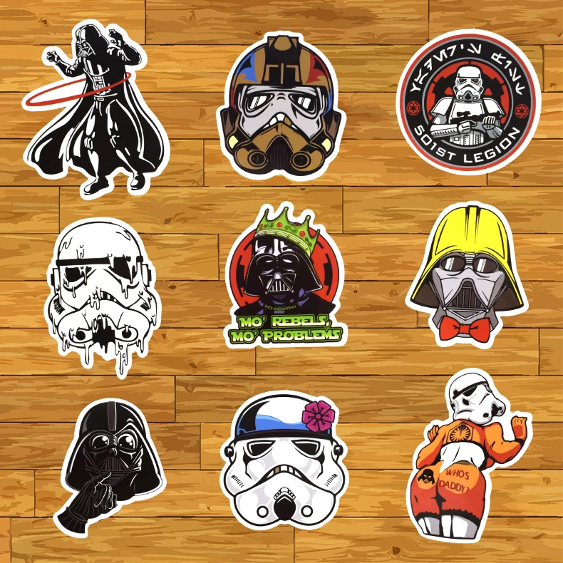 100 шт./упак. водонепроницаемые наклейки для ноутбука багажа автомобиля мотоцикла