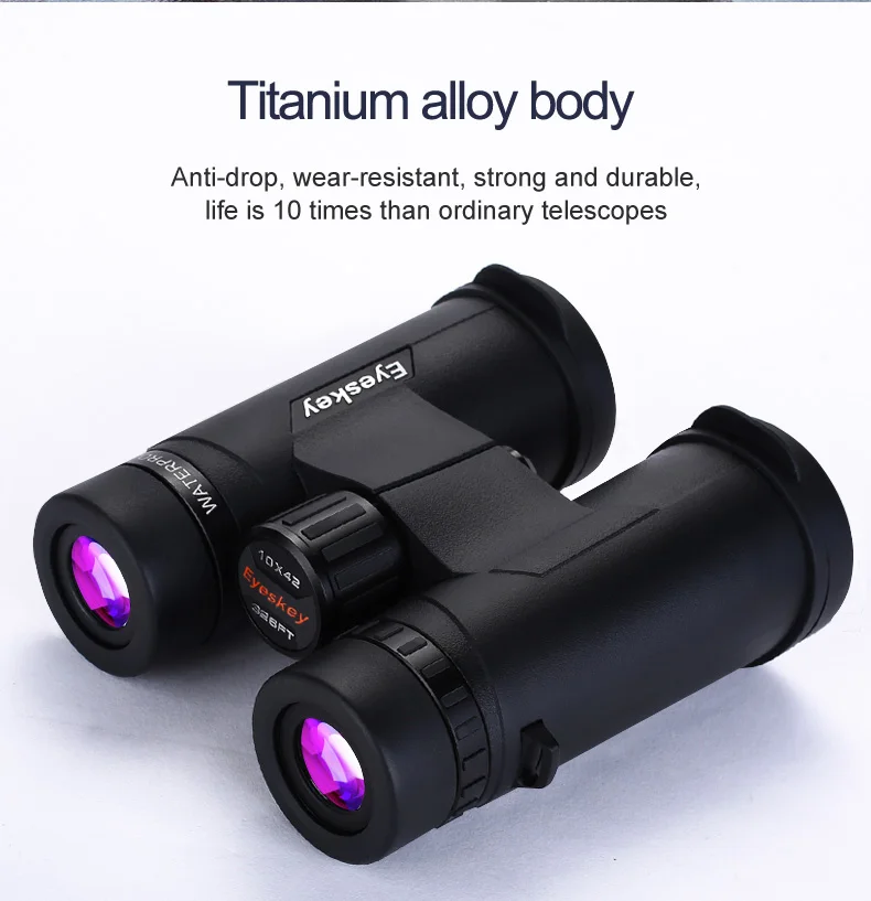 Eyeskey HD BAK4 SMC5 оптика 8x32/8x42/10x42 зум водонепроницаемый азот Монокуляр бинокулярный телескоп для охоты на открытом воздухе
