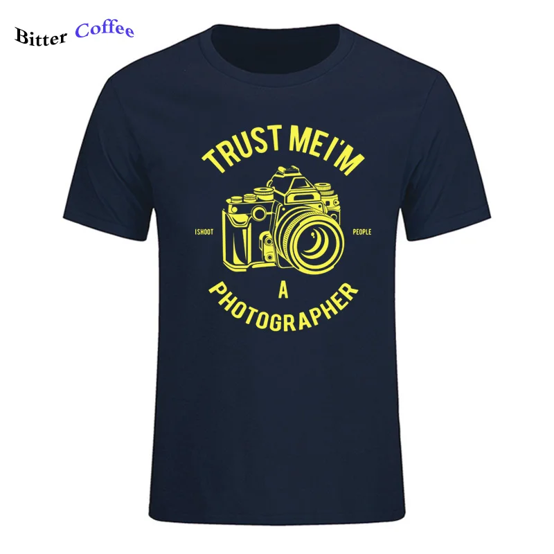 Футболка Trust Me I'm A фотограф мужские футболки с рисунком на заказ повседневные