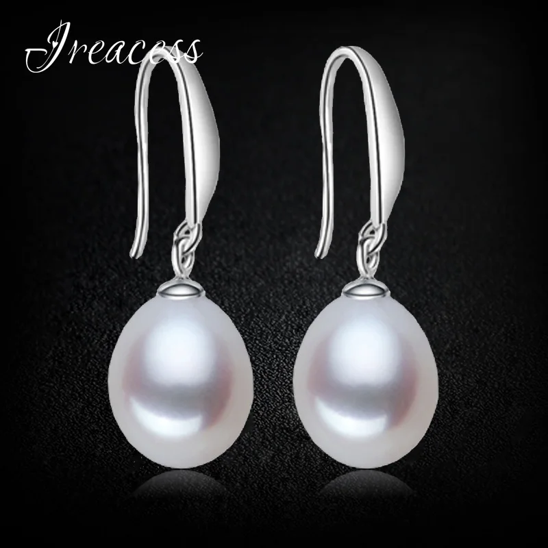 Женские серьги из натурального пресноводного жемчуга модные украшения для