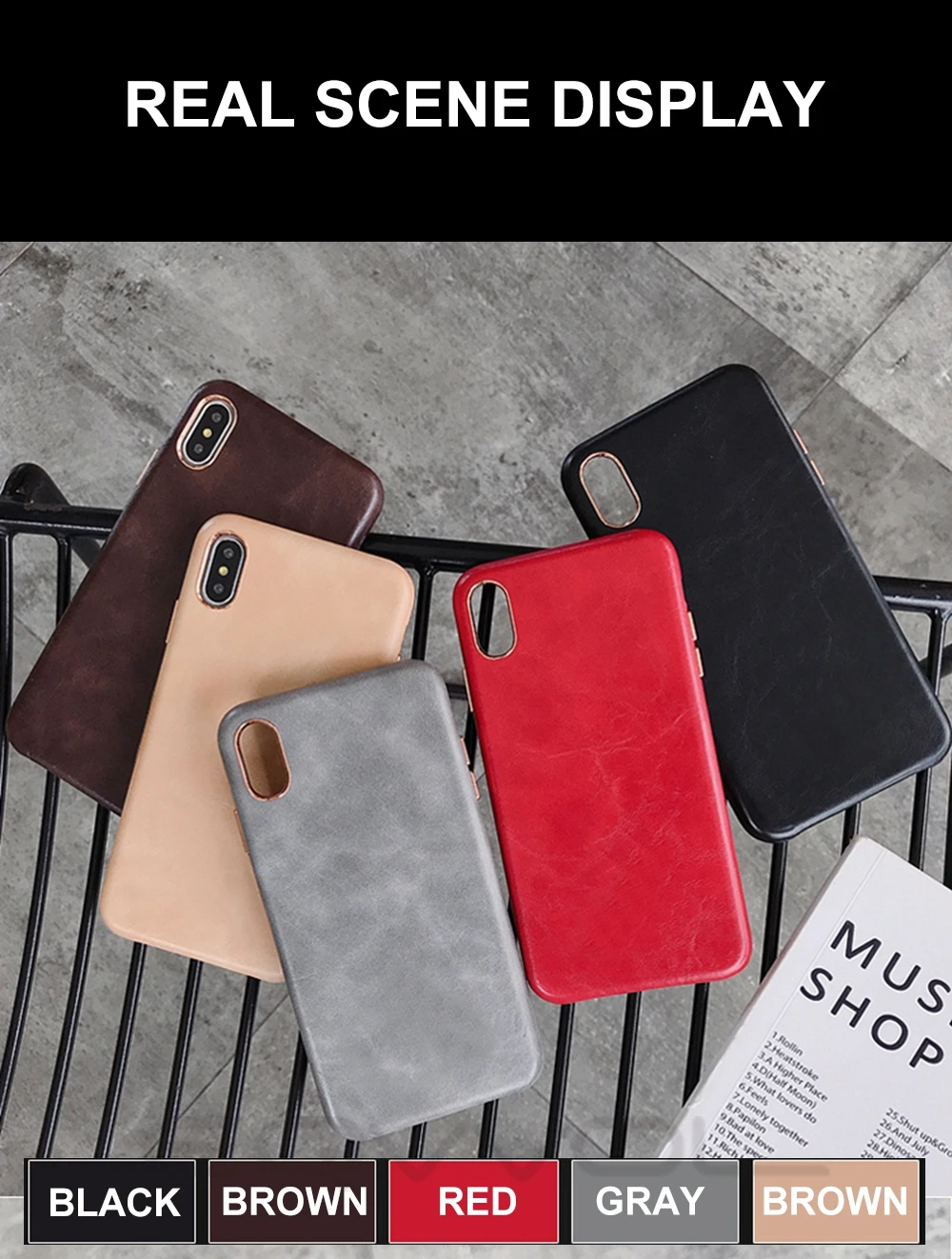 Eqvvol Роскошный кожаный чехол для iPhone 8, 7 Plus, 6, 6 s, однотонная цветная крышка для iPhone X, XS MAX, XR, мягкий чехол с краями, жесткий чехол из поликарбоната