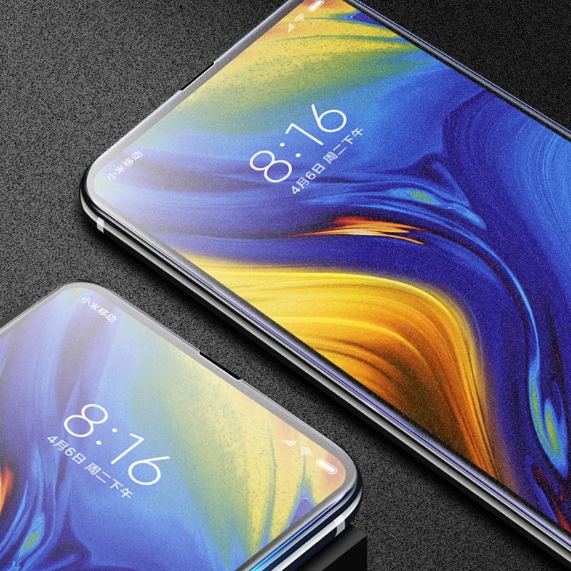 Матовая Mix 2s закаленное стекло полное покрытие 9H матовая пленка для Xiaomi mi mix3 без
