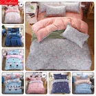 4 шт., домашний текстиль с цветочным принтом для мальчиков и девочек, 1,5 м, 1,8 м, 2 м