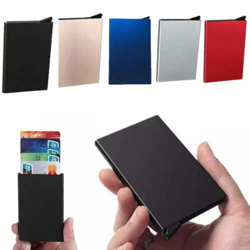 Новинка 2019 мужской алюминиевый Магнитный кошелек с зажимом для денег и передним