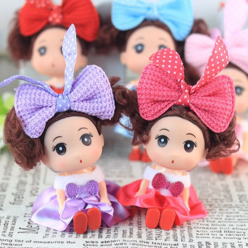 12 см новые куклы DIY Kawaii милые девушки действие пальцем игрушки малыш подарок на