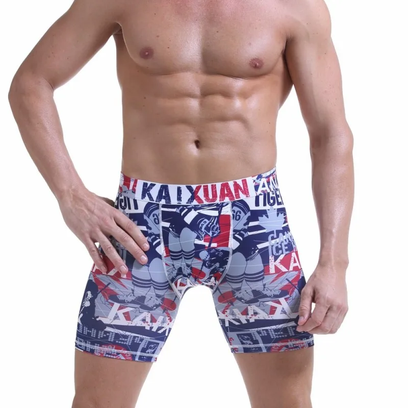 Фирменная Новинка для мужчин печати мягкий Современный Fit нижнее бельё девочек