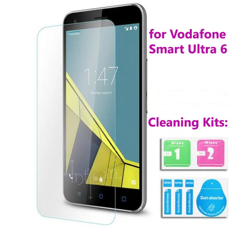 2.5D Взрывозащищенная Передняя ЖК пленка из закаленного стекла для Vodafone Smart Prime 6 Ultra