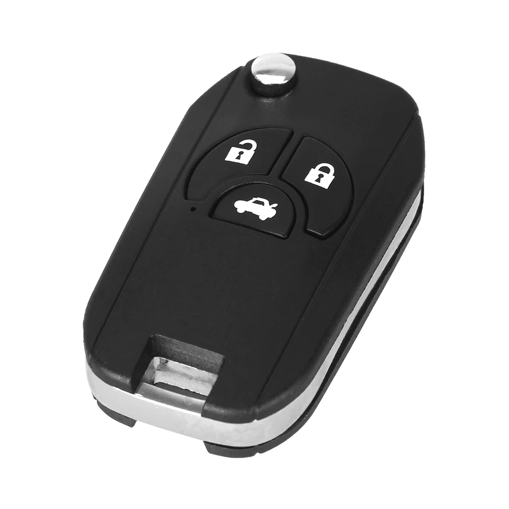 KEYYOU 10 шт./лот 2 кнопочный флип модифицированный корпус дистанционного