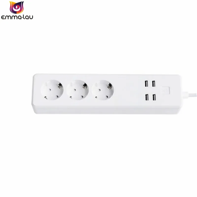 Умная розетка 110 В 220 10 А Wi Fi USB штепсельная вилка стандарта США ЕС Великобритании