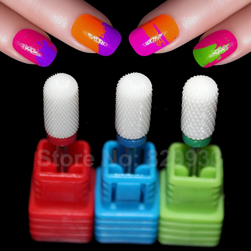 

3pcs Ceramic Nail Bits Professional Toe Cuticle Feet Pedicure Callus Rasp Foot Hard Dead Skin Corn Remover Nail Foot Care Tools