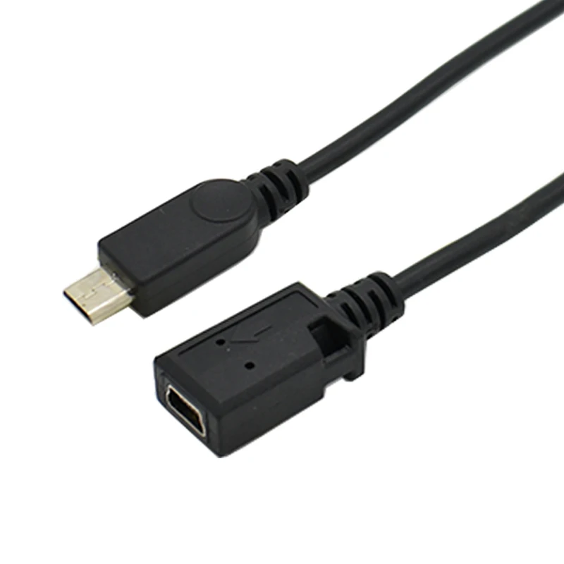 Ульт лучший микро USB 2 0 папа к Мини 5Pin OTG кабель удлинитель cord12 см разъем мини Micro