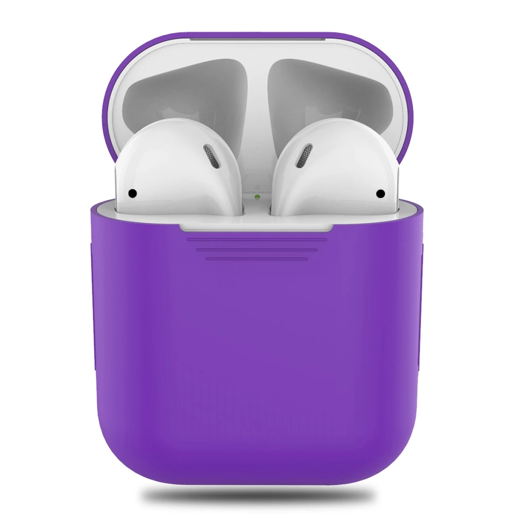 Силиконовый чехол для беспроводных наушников bluetooth Air pods защитный AirPods аксессуары