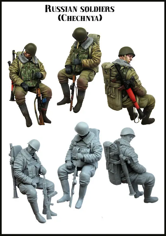 [Tuskmodel] 1 комплект модели из смолы 35 шкал фигурки на русском языке E126|model figure kits|resin