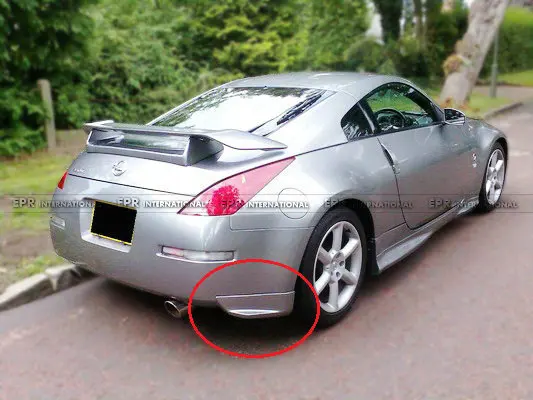 Задний бампер из углеродного волокна для Nissan 350Z Nism Version 1 Spats|Амортизаторы| |